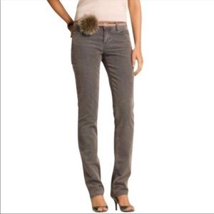 J crew dove grey matchstick corduroy pants 29 R